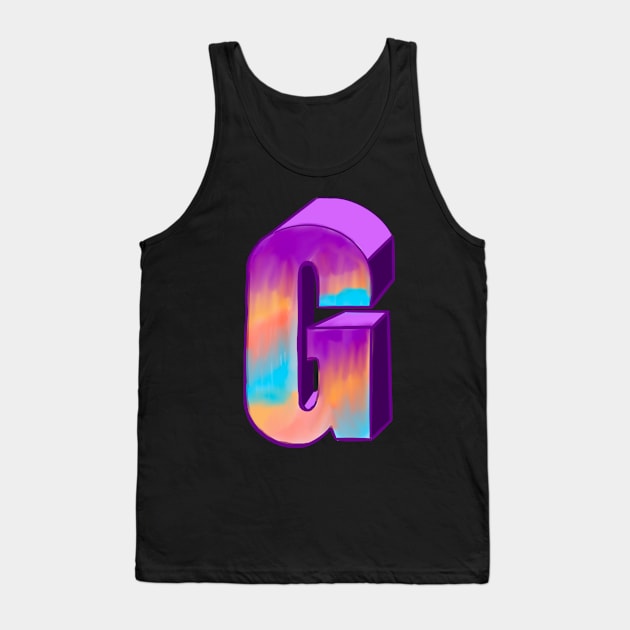 Top 10 best personalised gifts 2022  - Letter G ,personalised,personalized with pattern Tank Top by Artonmytee